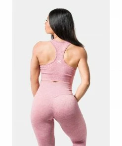 Sting Allure Womens Seamless Sports Bra - Pink