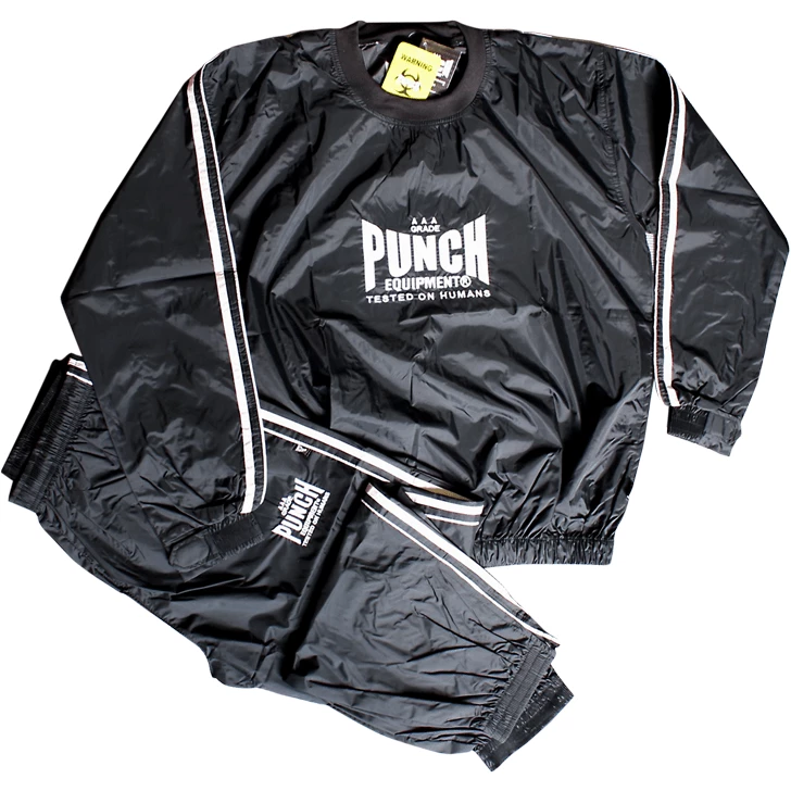 PUNCH Sauna Suit Water Weight Aid Stretchable BOXING / MUAY THAI / MMA 3 PUNCH Sauna Suit Water Weight Aid Stretchable BOXING / MUAY THAI / MMA