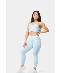 Sting Aurora Coral Infinity Womens Sports Bra - Blue