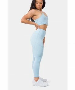 Sting Aurora Coral Infinity Womens Sports Bra - Blue