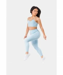 Sting Aurora Coral Infinity Womens Sports Bra - Blue