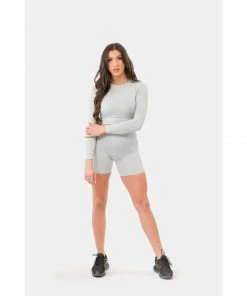 Sting Allure Seamless Womens Bike Shorts - Grey
