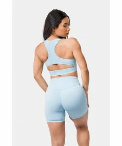 Sting Aurora Coral Womens Bike Shorts - Blue
