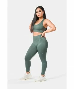 Sting Allure Seamless Womens Sports Bra - Khaki