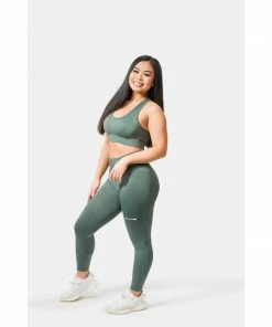 Sting Allure Seamless Womens Sports Bra - Khaki