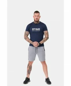 Sting Men's Ultra Tee - Black/Grey/Red/Blue 45 Sting Men's Ultra Tee - Black/Grey/Red/Blue