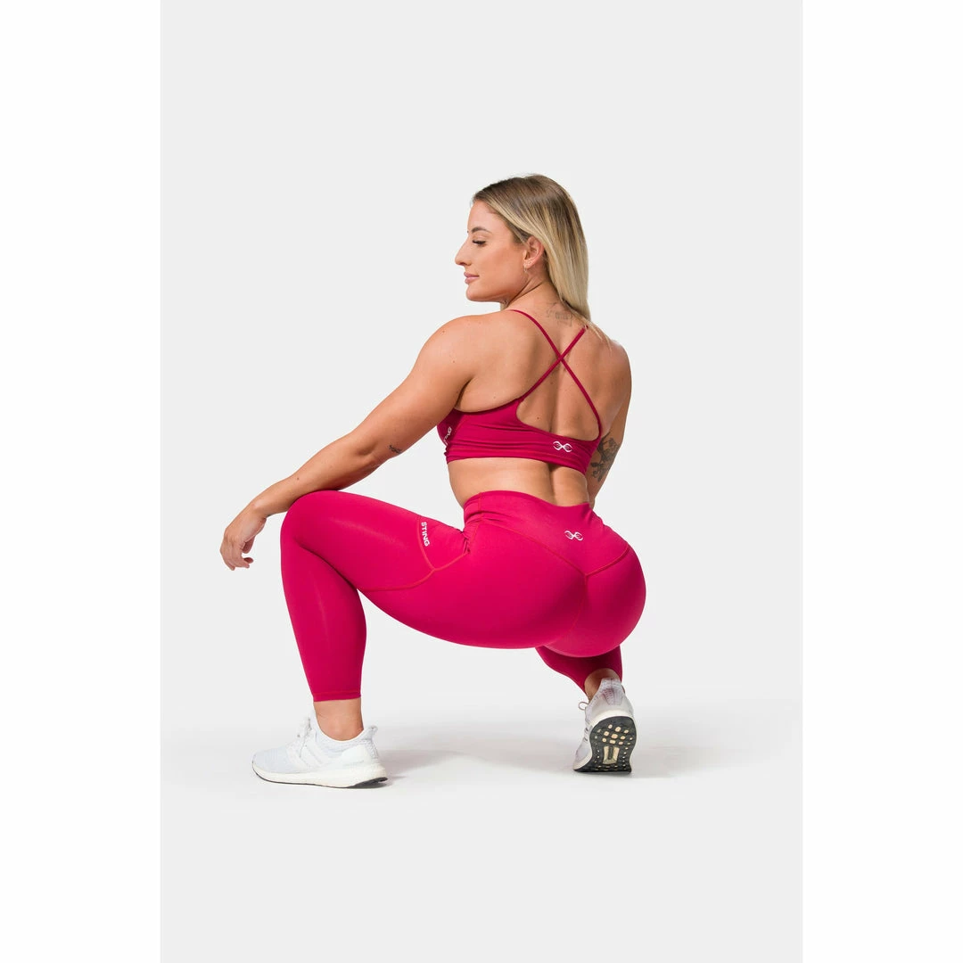 Sting Aurora Envy Infinity Womens Sports Bra - Burgundy 6 Sting Aurora Envy Infinity Womens Sports Bra - Burgundy