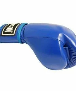 Madison Supreme Leather Boxing Gloves - Blue