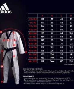 Adidas Taekwondo ITF Student Junior Gi Uniform Dobok + Belt MARTIAL ARTS