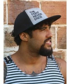 BRAUS The Fight Never Ends Snapback Trucker Hat