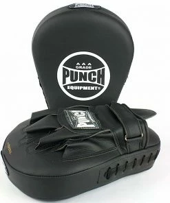 Punch BOXING / MUAY THAI / MMA Thumpas Lightweight Commercial Grade Curved Focus Pads Medium/Large 2Y Warranty
