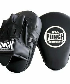 Punch BOXING / MUAY THAI / MMA Thumpas Lightweight Commercial Grade Curved Focus Pads Medium/Large 2Y Warranty