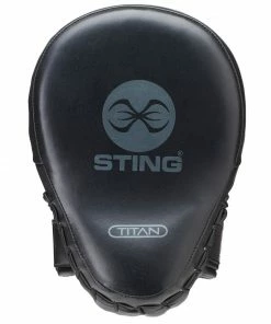 STING TITAN Professional NEO GEL Leather Focus Mitts Pads BOXING / MUAY THAI / MMA