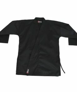 SMAI Karate Uniform 8oz Student Gi (Black) Double Stitched + White Belt MARTIAL ARTS 20 SMAI Karate Uniform 8oz Student Gi (Black) Double Stitched + White Belt MARTIAL ARTS