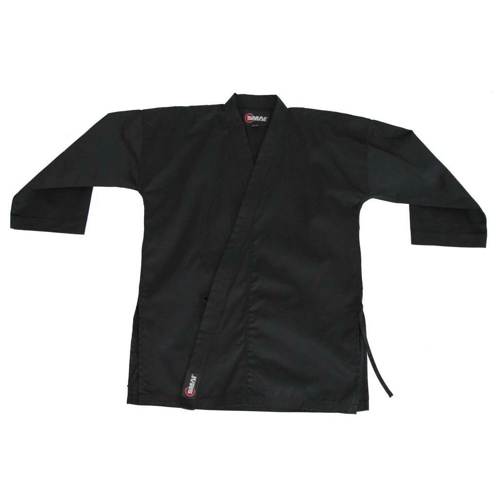 SMAI Karate Uniform 8oz Student Gi (Black) Double Stitched + White Belt MARTIAL ARTS 11 SMAI Karate Uniform 8oz Student Gi (Black) Double Stitched + White Belt MARTIAL ARTS