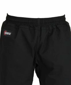 MARTIAL ARTS SMAI Karate Uniform 12oz Canvas Gi (Black) Double Stitched + White Belt