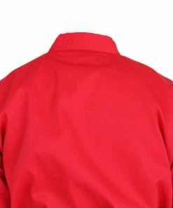 SMAI Karate Uniform 8oz Student Gi (Red) Double Stitched + White Belt