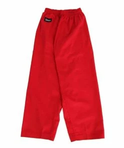 SMAI Karate Uniform 8oz Student Gi (Red) Double Stitched + White Belt