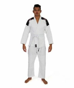 SMAI MMA BJJ Uniform XTREME White 450gsm 100% Cotton Double Stitched +White Belt MARTIAL ARTS