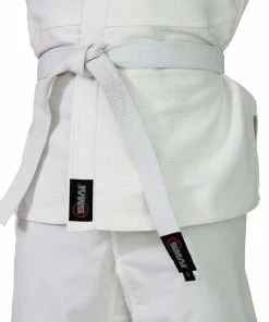 SMAI MMA BJJ Uniform XTREME White 450gsm 100% Cotton Double Stitched +White Belt MARTIAL ARTS