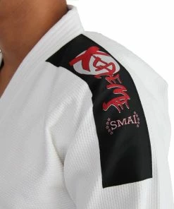SMAI MMA BJJ Uniform XTREME White 450gsm 100% Cotton Double Stitched +White Belt MARTIAL ARTS