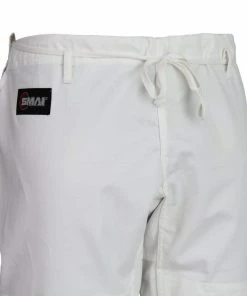 SMAI MMA BJJ Uniform XTREME White 450gsm 100% Cotton Double Stitched +White Belt MARTIAL ARTS