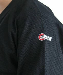 SMAI Judo Uniform Single Weave Gi (Black) Double Stitched + White Belt MARTIAL ARTS