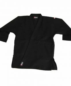 SMAI Judo Uniform Single Weave Gi (Black) Double Stitched + White Belt MARTIAL ARTS