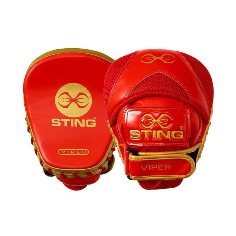 STING VIPER Leather Speed Focus Mitt BOXING / MUAY THAI / MMA 5 STING VIPER Leather Speed Focus Mitt BOXING / MUAY THAI / MMA