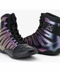 BOXING / MUAY THAI / MMA Sting Viper Lightweight Premium Boxing Shoes - Black / Hyper