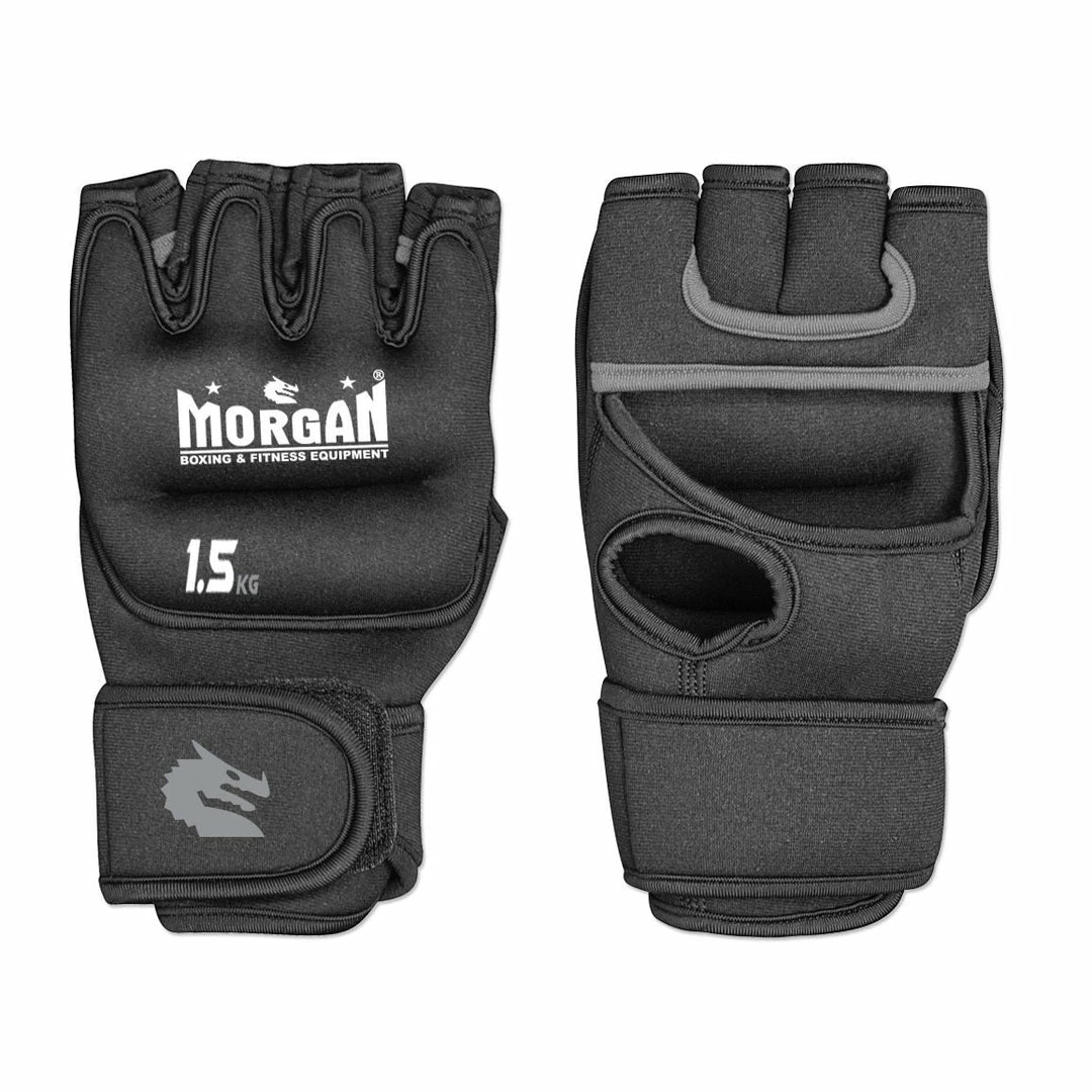 BOXING / MUAY THAI / MMA Morgan Shadow Weighted Boxing & MMA Gloves - 1KG & 3KG 4 BOXING / MUAY THAI / MMA Morgan Shadow Weighted Boxing & MMA Gloves - 1KG & 3KG
