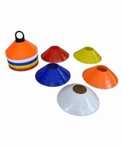 Morgan Soft Agility Markers 50pcs Multi-Colour Set + Metal Carrier FUNCTIONAL FITNESS