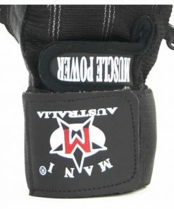 MANI Deluxe Leather Muscle Power Weight Lifting Padded Gloves 16 MANI Deluxe Leather Muscle Power Weight Lifting Padded Gloves