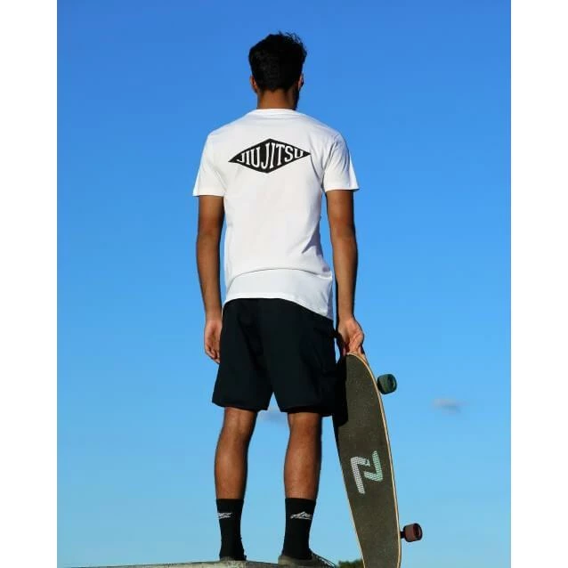 Braus Jiu Jitsu Diamond White Shirt - Unisex 4 Braus Jiu Jitsu Diamond White Shirt - Unisex