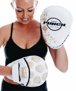 Punch Womens Focus Pads Skull Art White Limited Edition BOXING / MUAY THAI / MMA 16 Punch Womens Focus Pads Skull Art White Limited Edition BOXING / MUAY THAI / MMA
