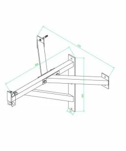 Morgan Platinum Punching Bag Hanger Wall Bracket 250kg Reinforced Steel BOXING / MUAY THAI / MMA
