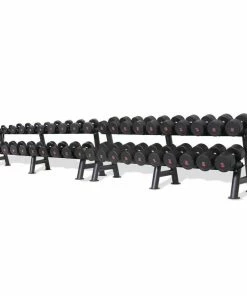 SMAI - Commercial Dumbbell Set With Rack 5-60kg FUNCTIONAL FITNESS