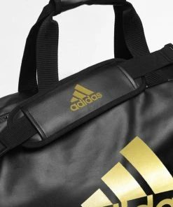 Adidas Boxing 2 In 1 Sports Gym Bag Black / Gold - Medium BOXING / MUAY THAI / MMA 10 Adidas Boxing 2 In 1 Sports Gym Bag Black / Gold - Medium BOXING / MUAY THAI / MMA