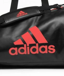 BOXING / MUAY THAI / MMA Adidas 2 In 1 Sports Gym Bag Black / Red - Medium