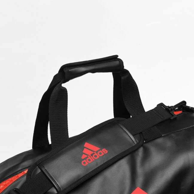 Adidas 2 In 1 Sports Gym Bag Red / Black - Large 12 Adidas 2 In 1 Sports Gym Bag Red / Black - Large