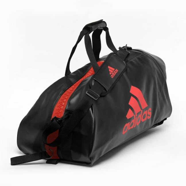 Adidas 2 In 1 Sports Gym Bag Red / Black - Large 5 Adidas 2 In 1 Sports Gym Bag Red / Black - Large