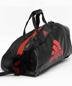 BOXING / MUAY THAI / MMA Adidas 2 In 1 Sports Gym Bag Black / Red - Medium 15 BOXING / MUAY THAI / MMA Adidas 2 In 1 Sports Gym Bag Black / Red - Medium