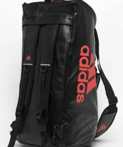 BOXING / MUAY THAI / MMA Adidas 2 In 1 Sports Gym Bag Black / Red - Medium 17 BOXING / MUAY THAI / MMA Adidas 2 In 1 Sports Gym Bag Black / Red - Medium