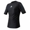 Adidas Performance Short Sleeve Rash Guard - Black Gis