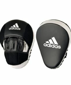 Adidas Hybrid 150 Focus Pads Mitts Pair - Black / White