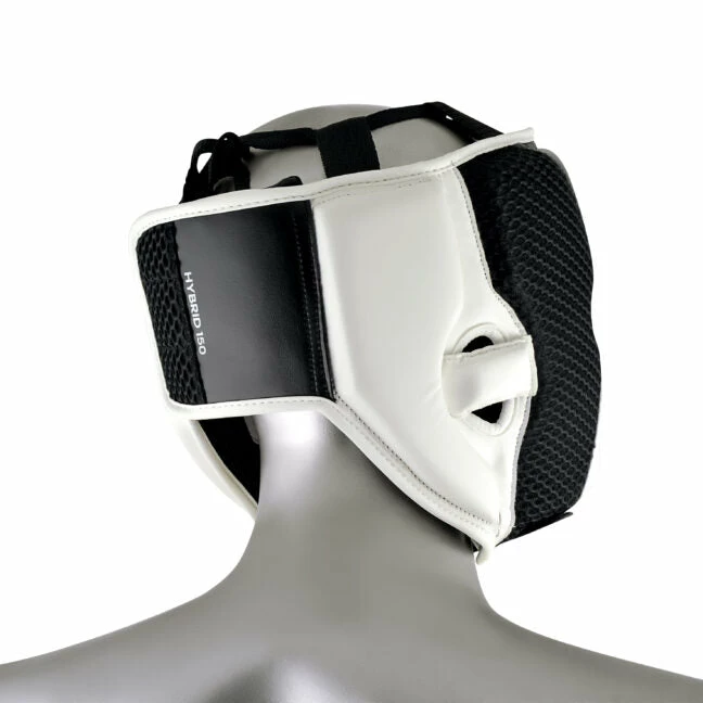 Adidas Hybrid 150 Head Guard Gear - Black / White 4 Adidas Hybrid 150 Head Guard Gear - Black / White
