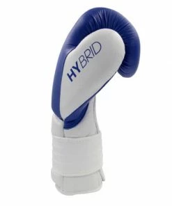 Adidas Hybrid 300 Leather Boxing Gloves - Blue / White