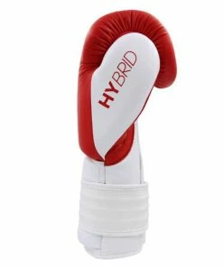 Adidas Hybrid 300 Leather Boxing Gloves - Red / White BOXING / MUAY THAI / MMA