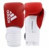 Adidas Hybrid 300 Leather Boxing Gloves - Red / White BOXING / MUAY THAI / MMA
