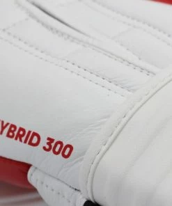 Adidas Hybrid 300 Leather Boxing Gloves - Red / White BOXING / MUAY THAI / MMA